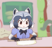 かばんさんのピンチに駆けつけてうどんを打つアライさん