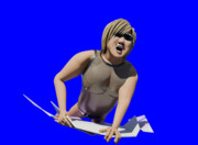 ペーパースターに乗る拓也さんBB