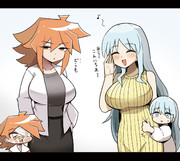 ホビーアニメの平和なif世界だとママ友になってる主人公の母とライバルの母