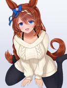 オフショルニットスーパークリーク