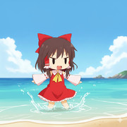 水辺で遊ぶサケノミ