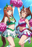 チアガールな二人