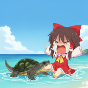 サケノミ vs カミツキガメ