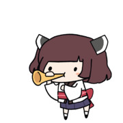 【GIF素材】ラッパを吹くきりたん