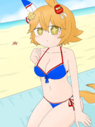 AIを参考に人力でフクちゃん描く