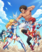 仮面アメリカVS AKYSくん