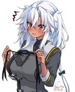 提督から透け透けおぱんつもらった武蔵しゃんかわいい