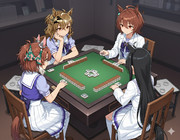 トレセン学園の日常の風景