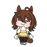 何かを企むタキオン