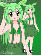 ずんだもん誕生祭2025 お嬢様+ビキニ+スカートmode