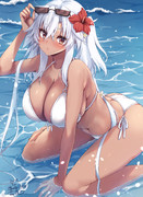 白ビキニ武蔵しゃんかわいい