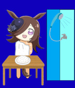 ライスシャワー　の日常