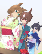 順番にな（浴衣）