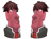 新聞部のモアイ