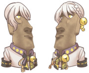 鈴の音が鳴るモアイ