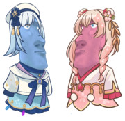 彩澄モアイ姉妹