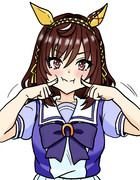 ウマ娘　ブエナビスタ　お茶目な一面も