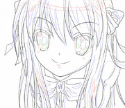 【涼宮ハルヒの憂鬱】線画1