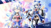 東方氷精姉壁紙 ロングチルノ・ACT.2.1！ 「チルノと笑顔の境界」