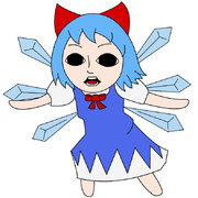 走るチルノ描いてみた