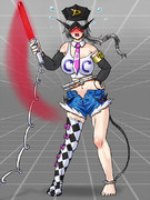 わたっ…　わたしが警備しますっ！