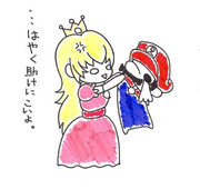 マリオ ピーチ ニコニコ静画 イラスト