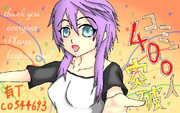 コミュ400人突破記念絵【配布用】