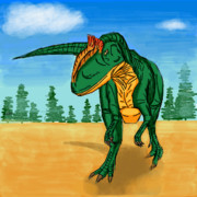 アロサウルス ニコニコ静画 イラスト