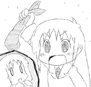 はかせとなの（らくがき）