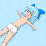 チルノちゃんの水分補給