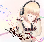 ヘッドフォン少女 ニコニコ静画 イラスト