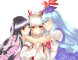 妹紅を輝夜と慧音で美味しくサンドイッチしてみた