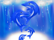 夏なので涼しそうな絵を描いてみた