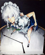 瀟洒にたくし上げ