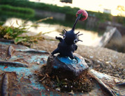 紫ピクミン発見！