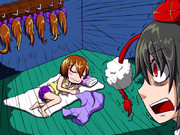 寝起きでドッキリ