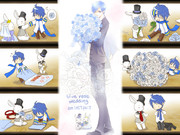 blue rose wedding
