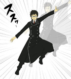 荒ぶる雪男のポーズ２