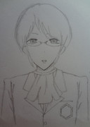 神にーさまをシャーペンで描いてみたゆ・д・｀