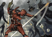 Warriors defend the flowers