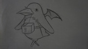 ペンギン描いてみた