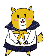 しばいぬ子描いてみた　＜森田さんは無口＞