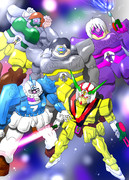 チャージマンガンダムVS星君専用ザクVSこれから毎日専用三連星