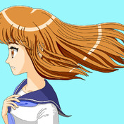 なびくマフラー ニコニコ静画 イラスト