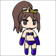 自サイトマスコットキャラをぷちっと風に描いてみた