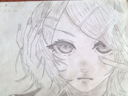 右肩の蝶　リン　（模写）