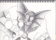 ハーゴン様を鉛筆で描いてみた