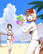 水着絵！