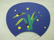 切り絵うちわ　ほたる