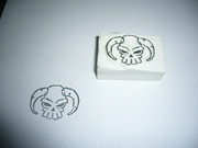 消しゴムハンコでエースの・・・ストラップのやつ？